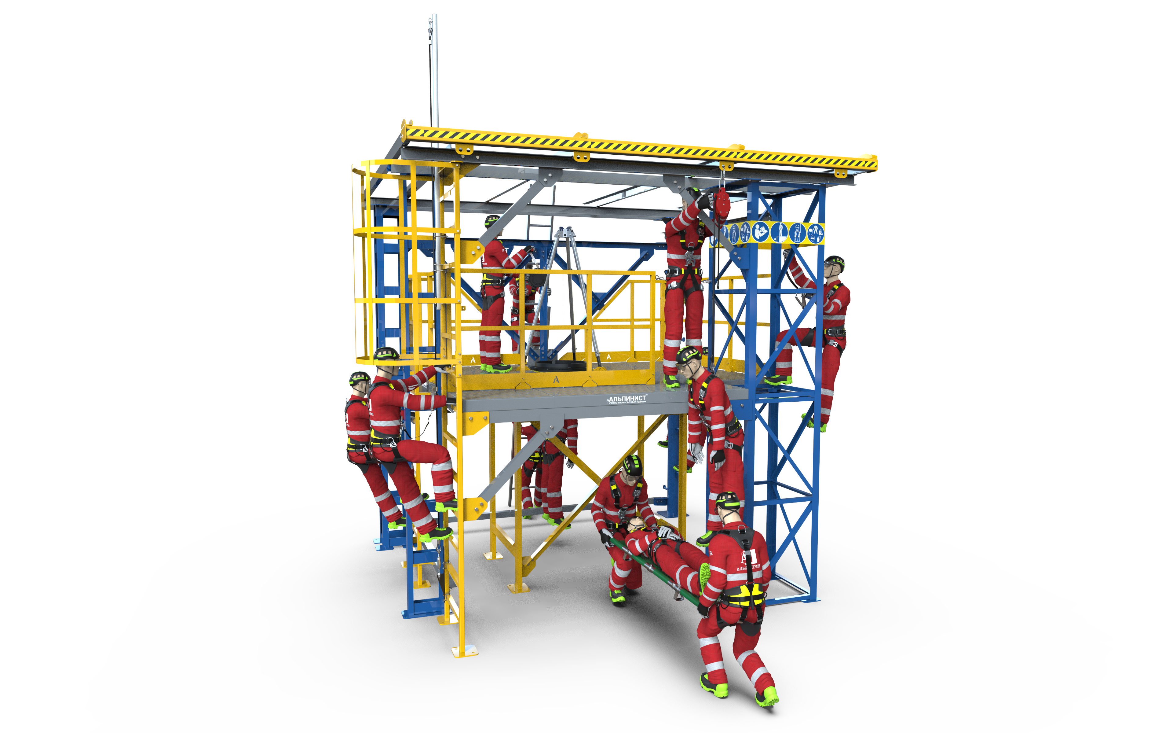 Учебно-тренировочный полигон (комплекс)  Альпинист-01-03-6.