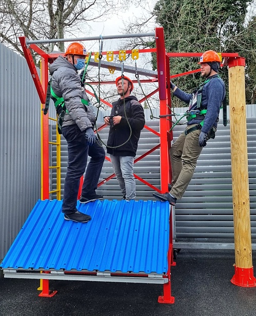 г. Краснодар. ГК "АТОН-ЮГ" используют при обучении сертифицированный верхолазный полигон "АЛЬПИНИСТ"