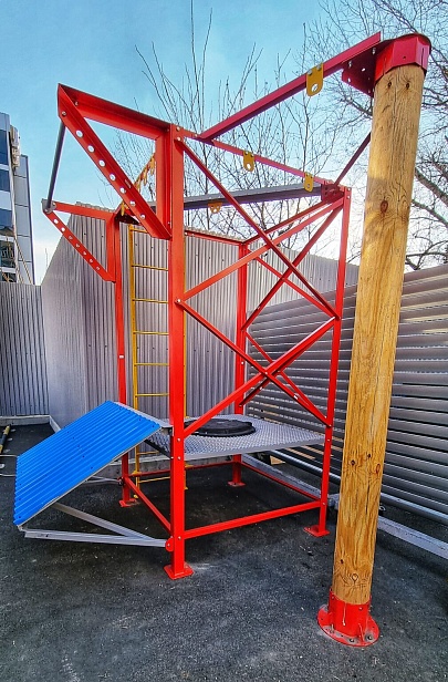 г. Краснодар. ГК "АТОН-ЮГ" используют при обучении сертифицированный верхолазный полигон "АЛЬПИНИСТ"